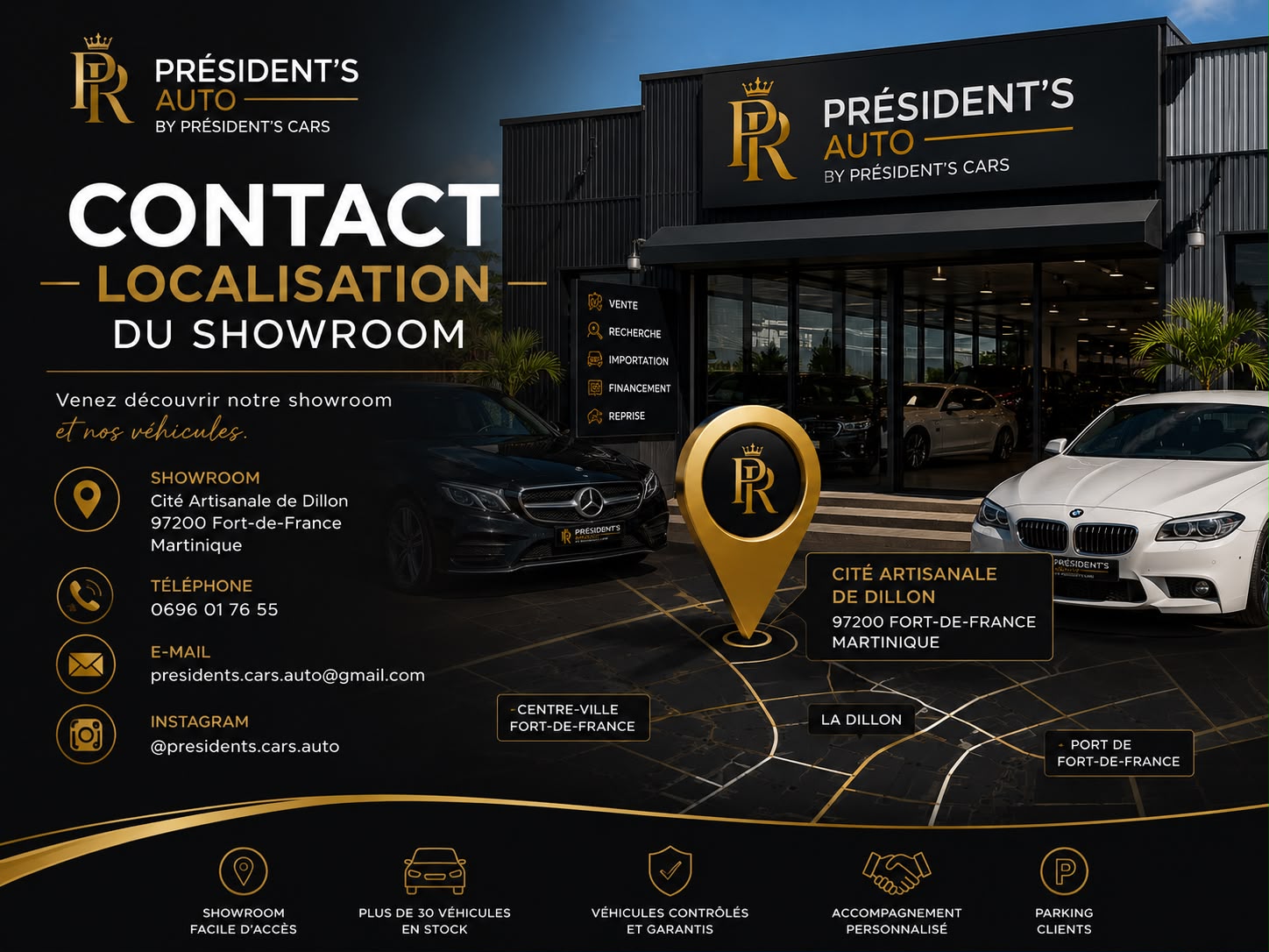 Carte — Localisation du showroom